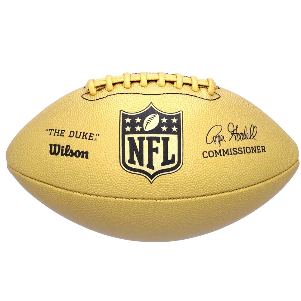 Wilson Gold NFL Football

The Duke Limited edition series!!